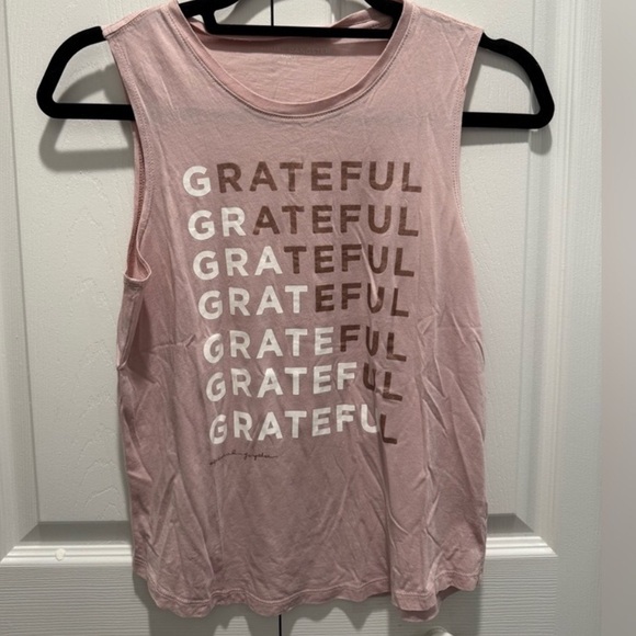Spiritual Gangster Pink Grateful Tank Top Size Small - Picture 4 of 10